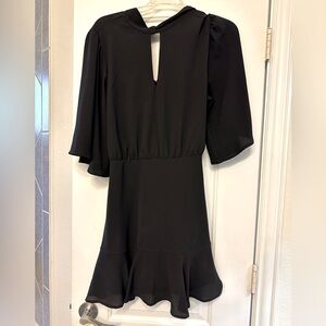 VICI black flutter sleeve dress. Size M.